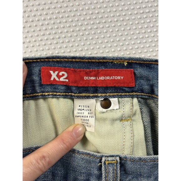 X2 Denim Laboratory Flare Wide Leg Jeans - Picture 9 of 9